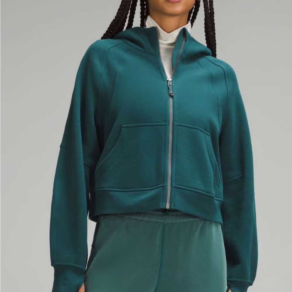 lululemon athletica Scuba Hoodie Full Zip in Storm Teal